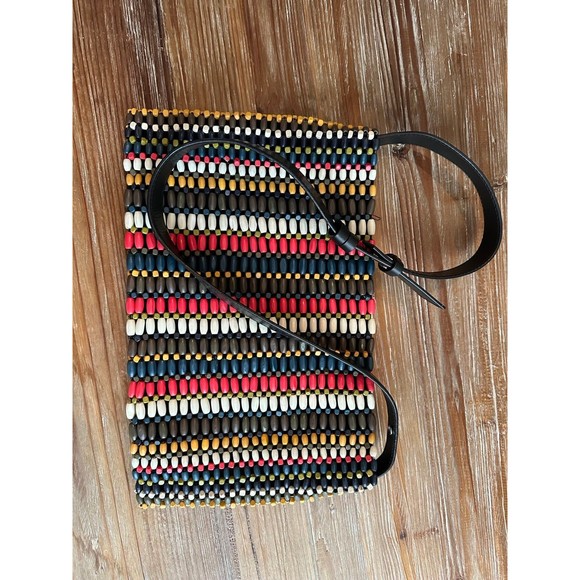 simon miller Puffin Multicolored Bead Shoulder Bag new - Picture 2 of 4